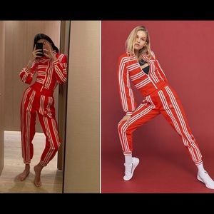 Adidas x Ji Chon Woi Runway Red Tracksuit